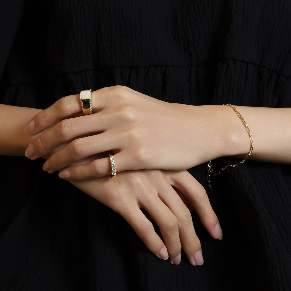ALIGN PINKY RING【LUXE】（GOLD） | CEL-CEL